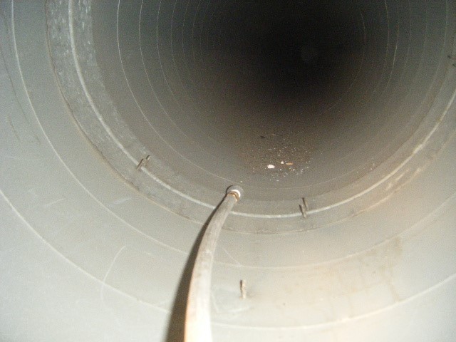 during cleaning
