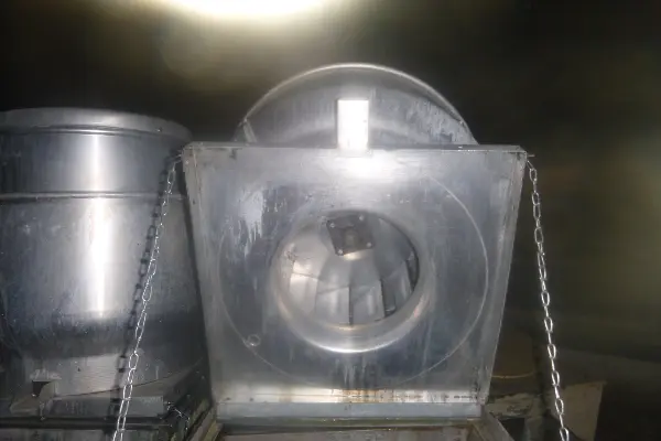 cleaned exhaust fan - after cleaned exhaust fan - after