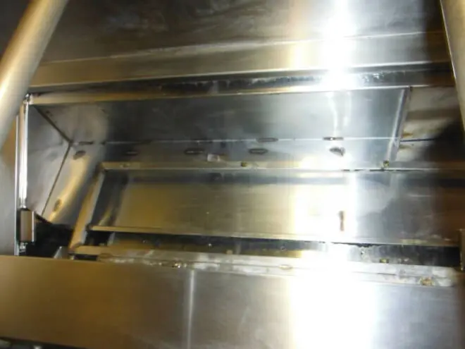 Kitchen exhaust vent after cleaning Kitchen exhaust vent after cleaning