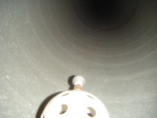 during cleaning