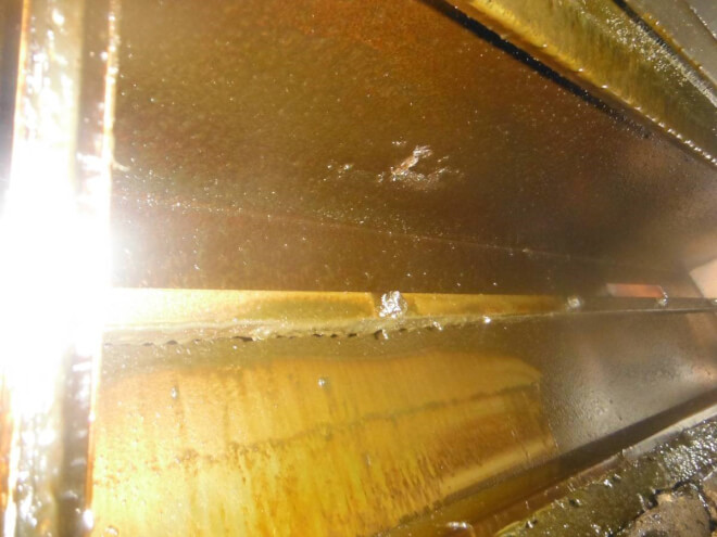 Greasy kitchen exhaust system