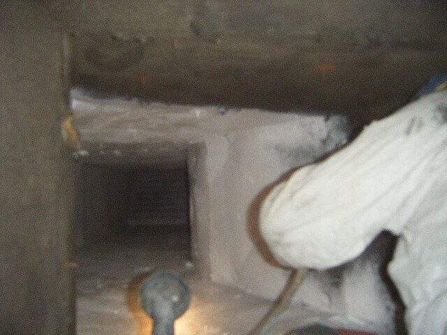 During cleaning