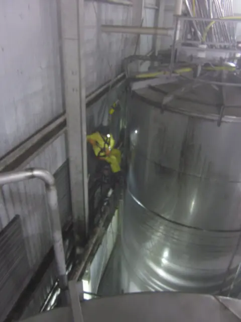 Cleaning silo Cleaning silo